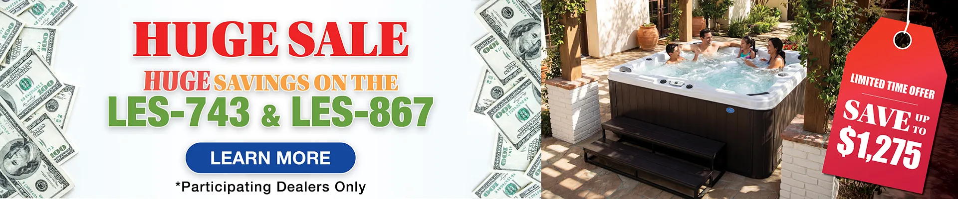 Calspas hot tub being used in a family setting - Monterey Park